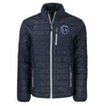 thumbnail image 2 of Men's-Cutter & Buck  Navy Sporting Kansas City Big & Tall Rainier PrimaLoft Eco Insulated Full-Zip Puffer Jacket, 2 of 3