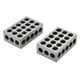 thumbnail image 1 of 2 piezas emparejadas ultra precisión 1-2-3 bloques 23 agujeros máquina de perforación cruzada tratad Irfora Bloque paralelo, 1 of 7
