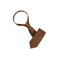 thumbnail image 1 of INSPIRE CHIC Men's Solid Color Formal Casual Party Wedding Self Tied Neckties Brown, 1 of 5