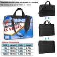 thumbnail image 2 of ZICANCN Laptop Case 14 inch, Las Vegas Welcome Sign Work Shoulder Messenger Business Bag for Women and Men, 2 of 9