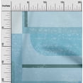 thumbnail image 2 of oneOone Silk Tabby Light Blue Fabric Geometric Abstract Random Shapes Sewing Material Print Fabric By The Yard 42 Inch Wide, 2 of 4