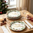 thumbnail image 6 of Christmas Disposable Paper Plates 16pcs, Holly Berry Christmas Party Plates, Holiday Dinner Plates for Christmas Party, Family Gathering and Tableware Decor, 6 of 6