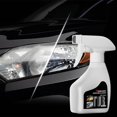thumbnail image 1 of Headlight Restoration Kit for Cars with Crystal Coating, 180ml Bottle, Cleans Yellowing and Oxidized Lens, 1 of 8