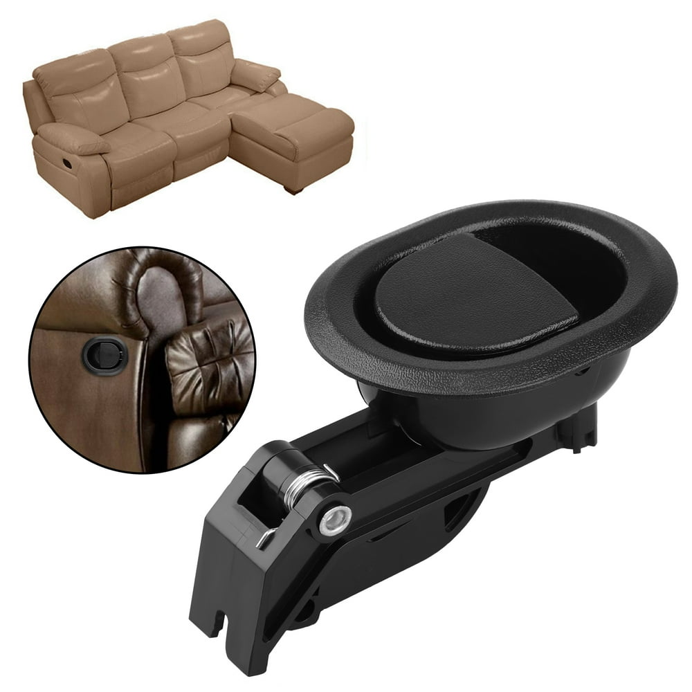TSV Recliner Replacement Pull Handle for Sofa Chair, Black Plastic