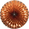 thumbnail image 4 of Rose Gold and White Paper Foil Fans Party Decoration, 3 Count by Way to Celebrate, 4 of 7