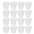thumbnail image 3 of 100 vasos de plástico para salsa para llevar, recipientes para salsa de ensalada y condimentos con tapas., 3 of 8
