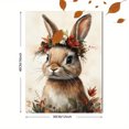 thumbnail image 3 of Qisvanset 12x16 Inch With Frame 2D Flat Wall Art Safari Animal Watercolor Elephant Baby Nursery Wall Print, 3 of 8
