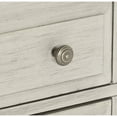 thumbnail image 3 of Nightstand with 2 - tone Finish and Antique Knobs | Ideal for Modern Farmhouse Bedroom | Made of Engineered Wood and Oak Veneer | Solves Bedroom Furniture Style Issue, 3 of 5