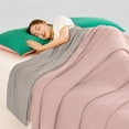 thumbnail image 3 of Cooling Blanket Queen,Hwkond Ice Cream Summer Quilt Cool Feeling Ice Silk Conditioning Quilt Summer Quilt Summer Home Dormitory Students Summer Thin Quilt Cover,Pink,200x150cm, 3 of 7
