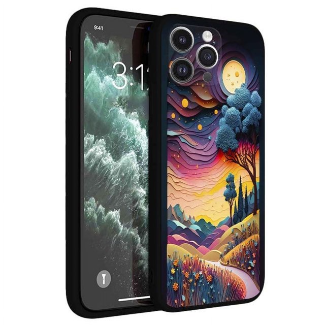 Grass Flower Colourful TPU Anti-Fall Soft Silicon Matte Protective Phone Case For Iphone 6/6S/7/8/X/XS/XR/SE2 2020/SE3 2022/11/12/13/14 Mini Plus Pro MAX