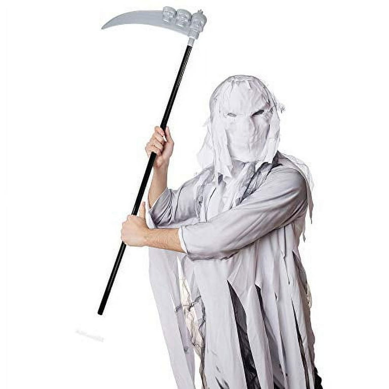Grim Reaper With Scythe Vector Graphic Royalty Free SVG, Cliparts