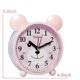 thumbnail image 3 of Saytay Children's Alarm Clock, Cartoon Alarm Clock Little Bear Alarm Clock, Student Dormitory Decoration Desk Clock (Purple with Pattern), 3 of 4