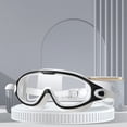 thumbnail image 4 of Gafas de natación de luz plana HD antivaho ajustables para adultos unisex (blanco y negro) Likrtyny  Para Estrenar, 4 of 9
