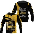thumbnail image 3 of Personalized School Bus Driver Hoodie Yellow Bus Driver Hoodies School Bus Driver Sweaters Shirts Men & Women (Hoodie, S), 3 of 7