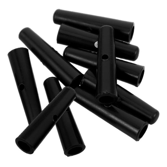 BESTOYARD Umbrella Tail Beads for Tent Use Black 10Pcs 1.2In