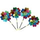 thumbnail image 5 of KAKOWELY 4 molinillos de viento decorativos de plástico para jardín (estilo aleatorio), 5 of 5