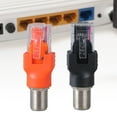 thumbnail image 2 of Ftype to RJ45 Converters RJ45 to Ftype Connectors Coax Straight Connectors Ftype Female to RJ45 Male Coaxial Barrels Coupler Adapter, 2 of 8
