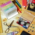thumbnail image 6 of Novelinks Transparent Photo Storage Box 5" x 7" Photo & Crafts Organiser Photo Keeper Picture Storage Containers Box Including 12 Cases,Clear, 6 of 6