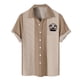 thumbnail image 1 of Men's Hawaiian Printed Button Short Sleeve Shirts Men's Casual Fashion Short Sleeve Shirts L, 1 of 4