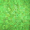 thumbnail image 1 of Ahgly Company Indoor Square Southwestern Green Country Area Rugs, 3' Square, 1 of 1