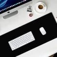 thumbnail image 6 of Desk Pad Protector,Mouse Pad with Non-Slip Rubber Base,Textured & Waterproof Mousepad with Stitched Edges,Large Desk mats for Computers,Laptop,Gaming,Office & Home,31.5 x 11.8 in,Black, 6 of 6