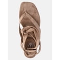 thumbnail image 5 of Scoop Women's Faux Suede Ankle Wrap Flat Sandals, 5 of 7