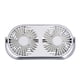 thumbnail image 1 of Ventilador de escritorio USB de doble cabezal con carga de 3 velocidades AJ LUN, 1 of 5