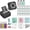 Black, variant on Sticker Printer - Mini Printer with 14 Rolls Self-Adhesive Papers, Pocket Label Maker for /Android, Thermal Machine for Students Birthday,