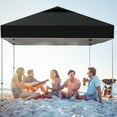 thumbnail image 6 of 10x10 Pop Up Canopy Tent with 1 Removable Sidewall, Heavy Duty Commercial Instant Shelter with One-Person Setup, 100 Sq Ft Shade for Outdoor Events, Camping, Farmers Market, 6 of 8