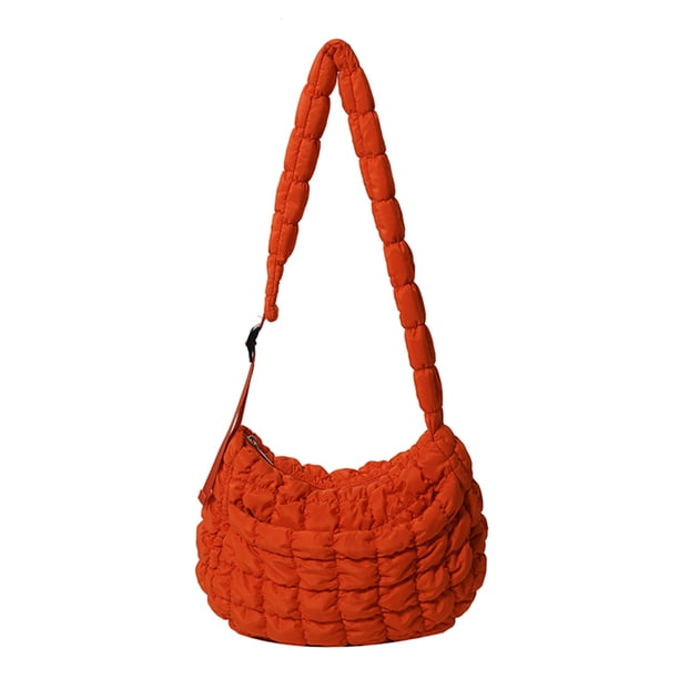 Puff Purse Puffer Tote Bag para Mujer Con Bolsillos Bolso Nailon Viajes