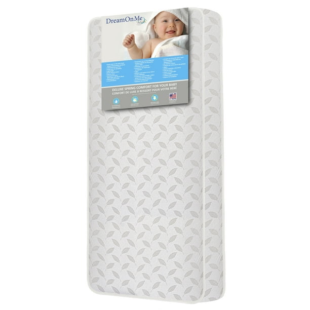 Dream On Me 2 In 1 Breathable 132 Premium Coil Inner Spring Standard Crib And Toddler Mattress Walmart Com Walmart Com