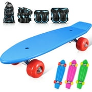 Pixnor Skateboard Street Skateboard Complete Longboard Skate Board for Boys Girls Beginners