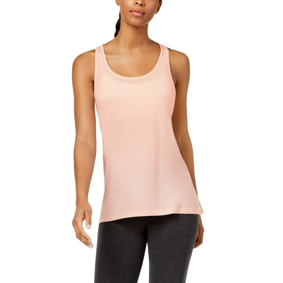 Ideology Women's Mesh-Racerback Tank Top (Pure Pink, XL)