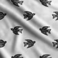thumbnail image 1 of Soimoi Bird Print,Cotton Poplin Sewing Fabric Sold by The Yard- 42 Inch WideSewing Craft Quilting/ Quilt Making Fabric -Black, 1 of 5