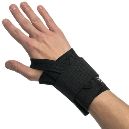 Decade Single Pad Wrist Support Brace Adjustable Strap Carpal Tunnel Syndrome Tendonitis Weight Lifting Sports Fitness Work