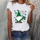 thumbnail image 2 of Camisetas con estampado del Día de San Patricio y cuello redondo para mujer, blusas femeninas cómodas a la moda, Tops Fridja bn948, 2 of 6