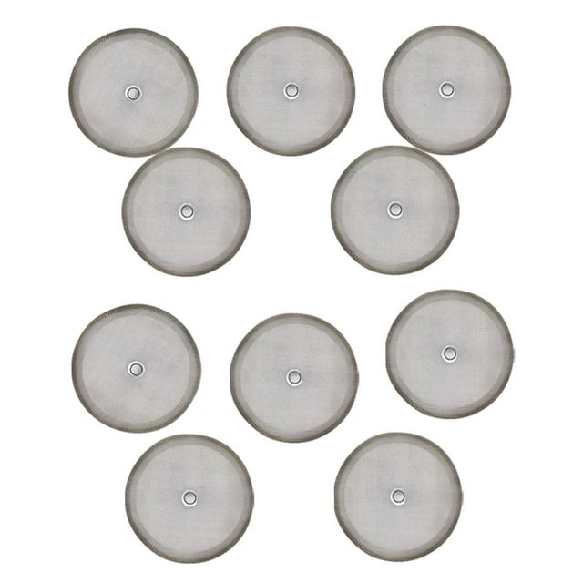 GROWTH TANK Écran Français en Acier Inoxydable, Accessoires Français, Réutilisable pour Café 10 Pcs