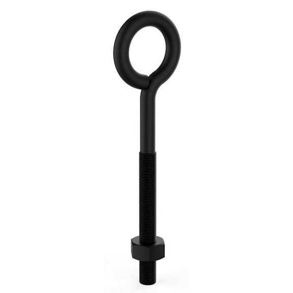 National Hardware N820-086 Eye Bolt, 3/8" × 6", Storm Shine Finish