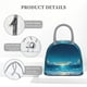 thumbnail image 4 of Disketp Night Sky Beach Scene Bolsa Térmica para Almuerzo, Lonchera con Abertura Amplia y Gran Capacidad, Organizador Reutilizable para Mujeres, Hombres y Adultos, 4 of 6