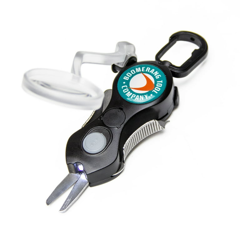 Cheater SNIP Fishing Line Cutter with LED Light, Magnifying Glass