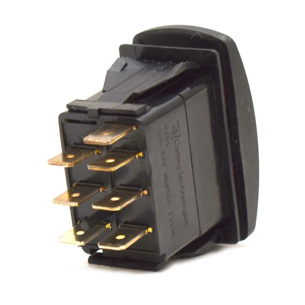 Carling Boat Rocker Switch | Timed Livewell On/Off/On 12V 20A