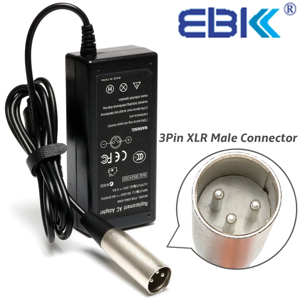 EBK 36W 24V Battery Charger for GoGo Elite Traveller (Plus HD