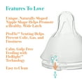 thumbnail image 4 of Evenflo Balance + Standard Neck BPA-Free Silicone Medium Flow Baby Bottle Nipple - 3 Months+, 3ct, 4 of 10