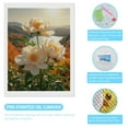 thumbnail image 3 of Diamond Art Kit for Adults, White Flowers Autumn Landscape Lake Diamond Painting for Adults Beginners, 5D DIY Diamond Art Painting Kits, Colorful Diamond Painting Craft for Home Decor 12x16, 3 of 7