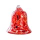 thumbnail image 3 of Adorno de campana navideña, decoración navideña, elegante regalo, encanto artesanal decorativo Rojo, 3 of 9
