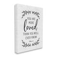 thumbnail image 3 of Stupell Industries You Are Loved Bible Verse Scripture Religious Quote Graphic Art Gallery Wrapped Canvas Print Wall Art, Design by Lettered and Lined, 3 of 7