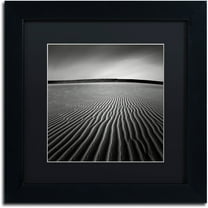 Trademark Fine Art "Ripples" Canvas Art by Dave MacVicar, Black Matte, Black Frame