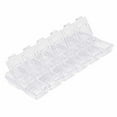 thumbnail image 3 of Braveheart 12 Grids Manicure Tool Box Organizer Pvc Nail Tool Storage Box Diy Nail Art Container, Transparent Bottom, 3 of 5