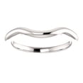 thumbnail image 3 of FB Jewels 14k White Gold Wedding Ring Band for 6.5mm Round Ring Size 7, 3 of 3