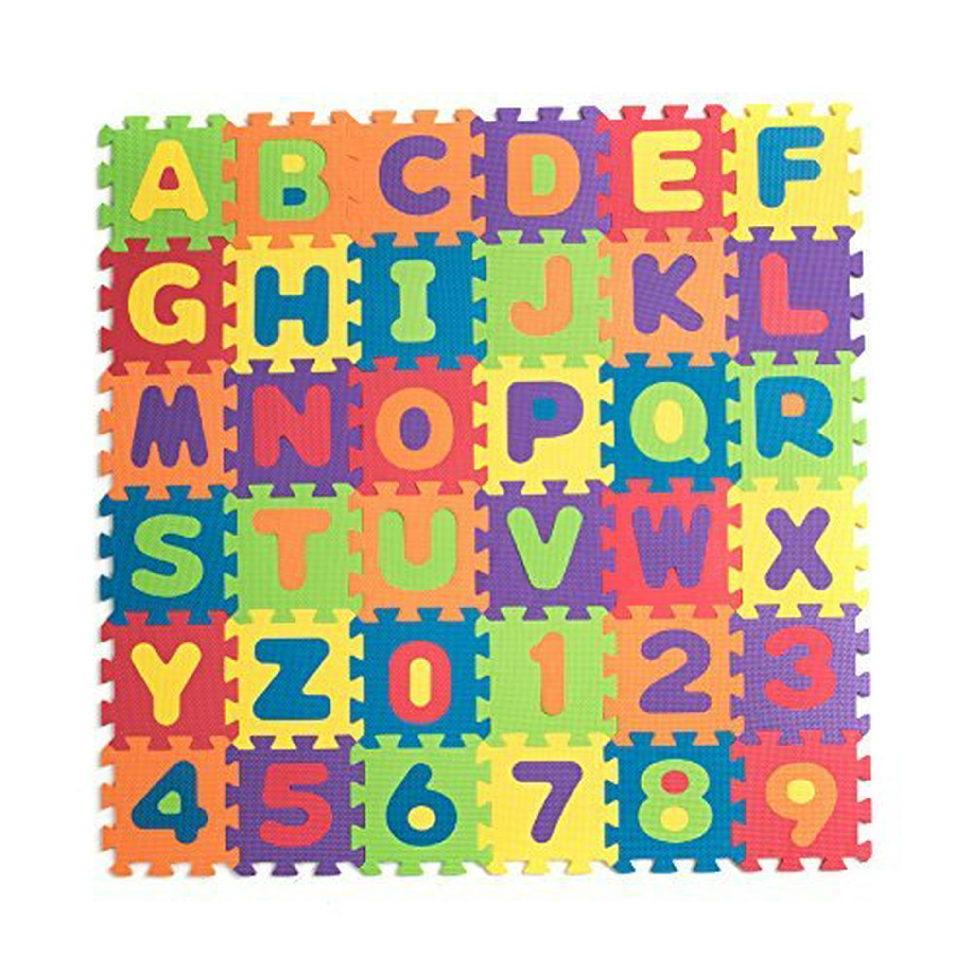 Teeny Toyz Large Foam Puzzle Play Mat 36 Tiles Entire Alphabet